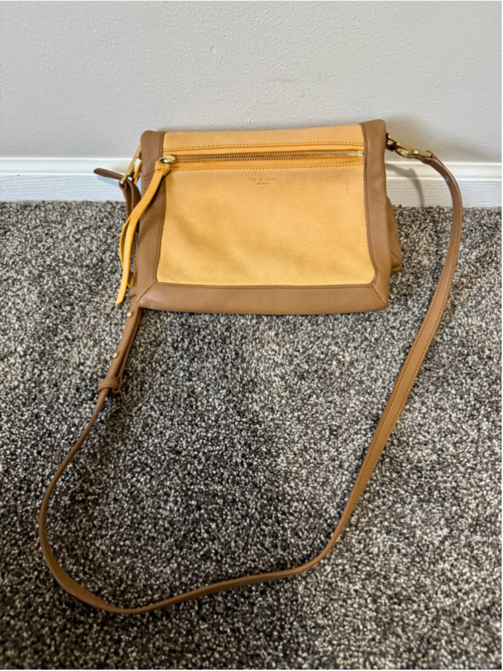 Women's rag & bone Olympus Crossbody Bag Honey Beige/Tan - Picture 13 of 14